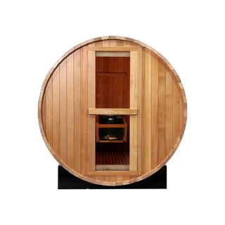 6 feet Hemlock barrel sauna