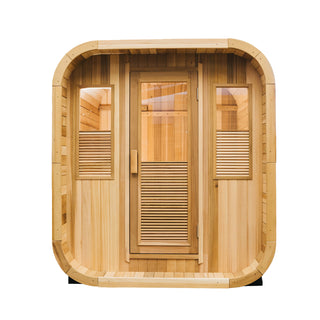 Red Cedar Grid Square Sauna