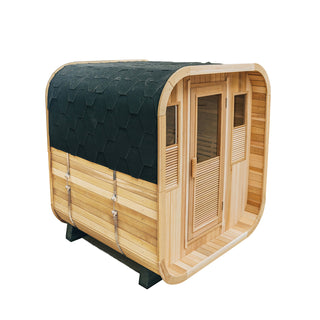 Red Cedar Grid Square Sauna