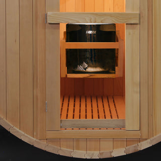 6 feet Hemlock barrel sauna