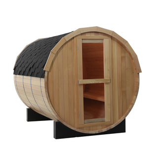 6 feet Hemlock barrel sauna