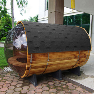 7.8 feet Acrylic barrel sauna