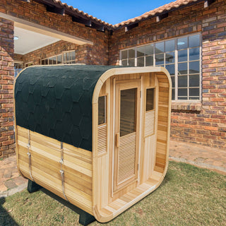 Red Cedar Grid Square Sauna