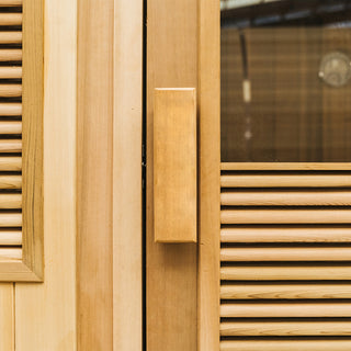 Red Cedar Grid Square Sauna