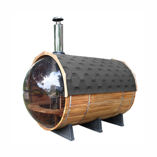 7.8 feet Acrylic barrel sauna