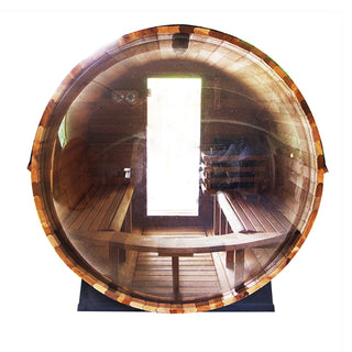 7.8 feet Acrylic barrel sauna